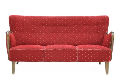 Lot 352 - A Danish three-seater sofa