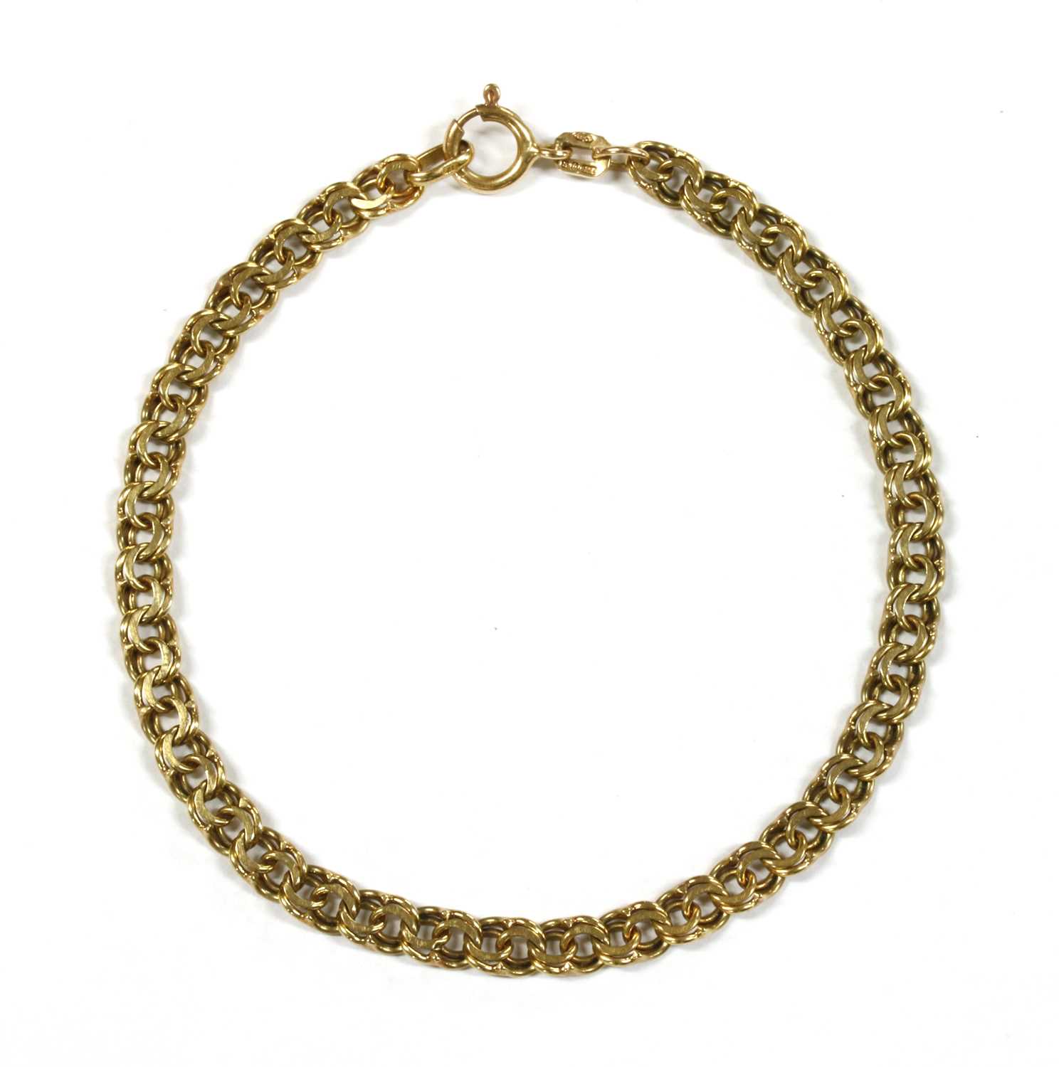 Lot 78 - A 9ct gold bracelet
