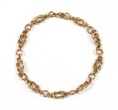 Lot 77 - A 9ct gold bracelet