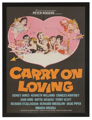 Lot 252 - A film poster for 'Carry on Loving'