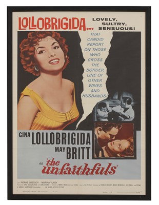 Lot 256 - A film poster for 'The Unfaithfuls'