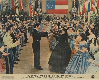 Lot 255 - Four studio cards from 'Gone With the Wind'