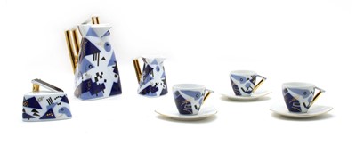 Lot 234 - A striking thun studio porcelain coffee service