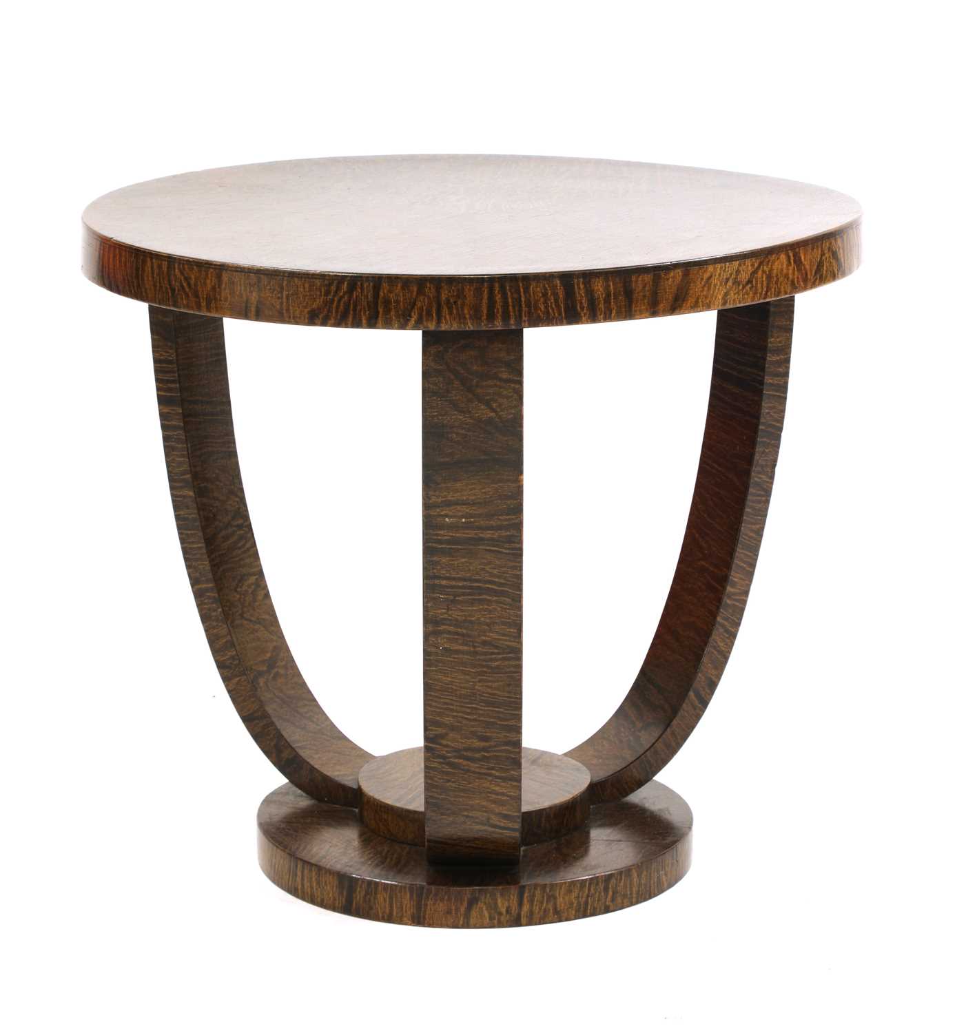 Lot 166 - A veneered occasional table