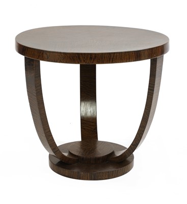 Lot 166 - A veneered occasional table