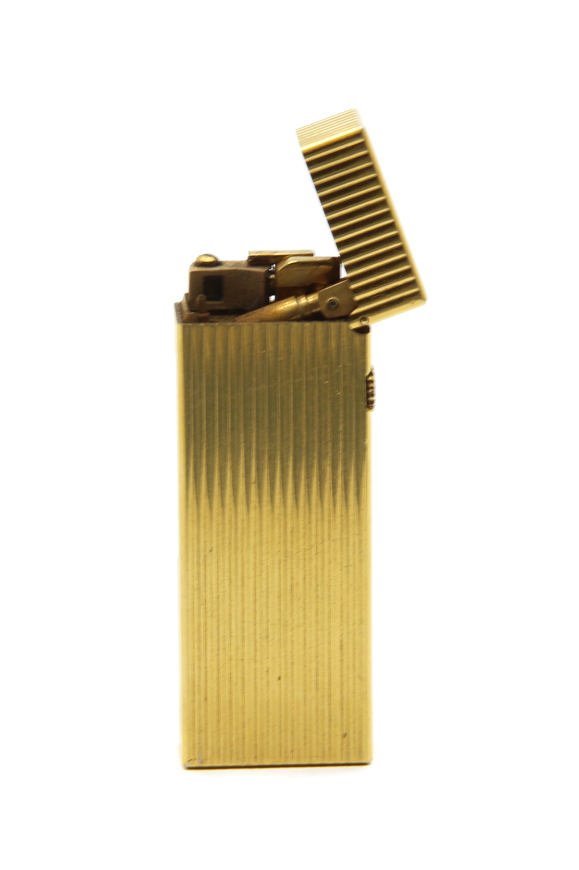 Lot 21 - A rolled gold Dunhill lighter,