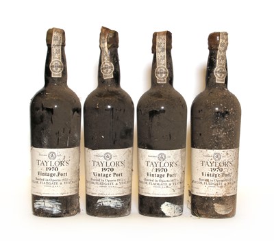 Lot 156 - Taylors, Vintage Port, 1970, four bottles