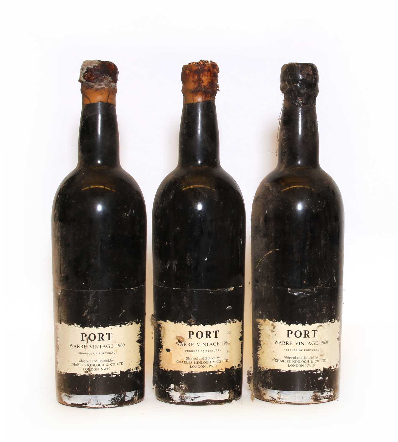 Lot 159 - Warres, Vintage Port, 1960, three bottles