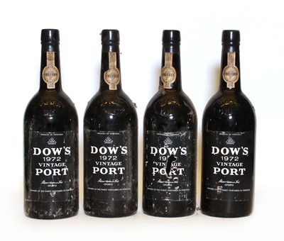 Lot 160 - Dows, Vintage Port, 1972, four bottles (one label lacking vintage)
