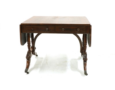 Lot 259 - A Regency Rio rosewood sofa table