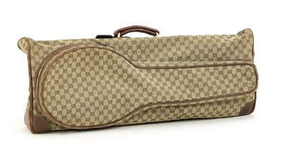 Lot 261 - A Gucci canvas leather tennis bag
