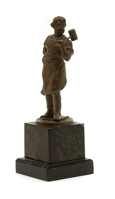 Lot 145 - A Continental bronze figure of a Blacksmith