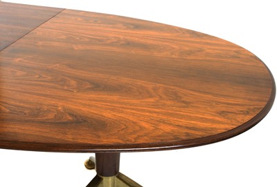 Lot 630 - An Indian rosewood dining table