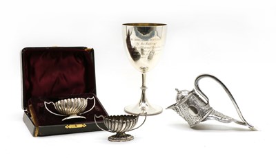 Lot 31 - A Victorian silver claret jug mount