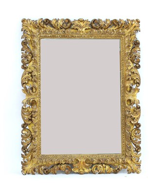Lot 317 - An Italian 19th Century carved giltwood mirror