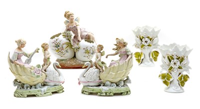 Lot 137 - Various items of late 19th century German porcelain