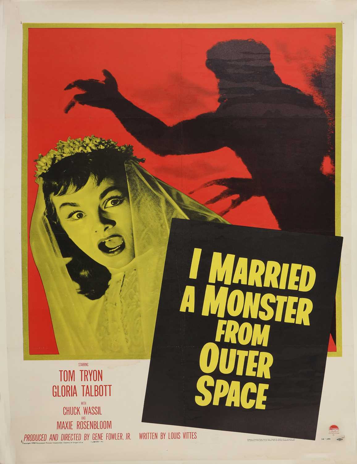 Lot 62 - 'I MARRIED A MONSTER FROM OUTER SPACE'