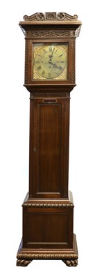 Lot 337 - A mahogany longcase clock