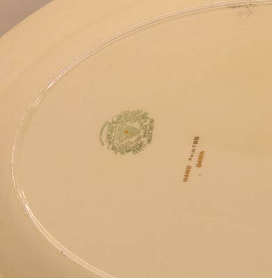 Lot 132 - A collection of Art Deco Burleigh 'Dawn' pattern dinner wares
