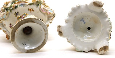 Lot 204 - Two late 19th century German porcelain items