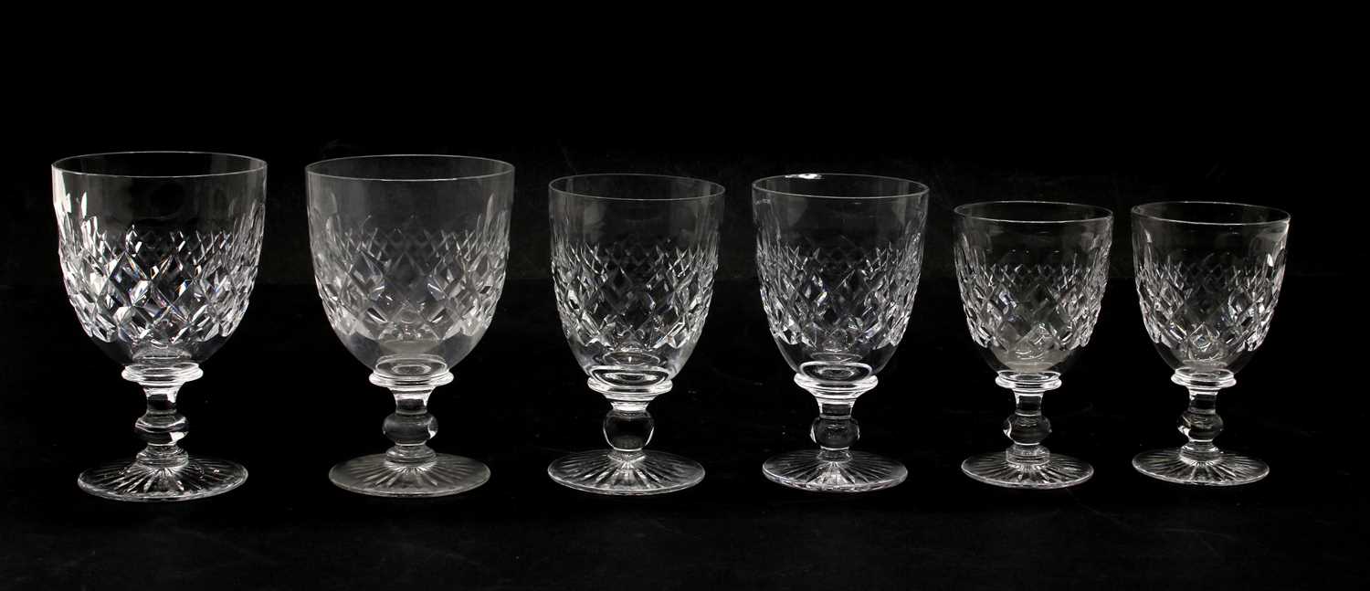 Lot 272 - A set of cut drinking glasses by Tudor