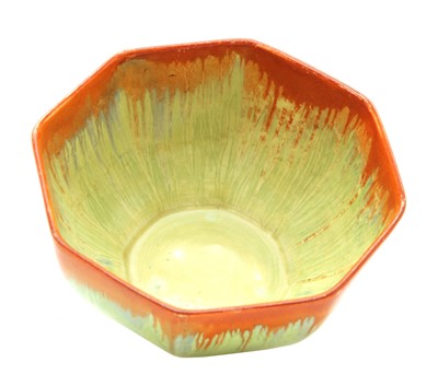 Lot 196 - A Clarice Cliff octagonal bowl