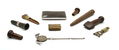 Lot 74 - Ten various wooden and metal artefacts