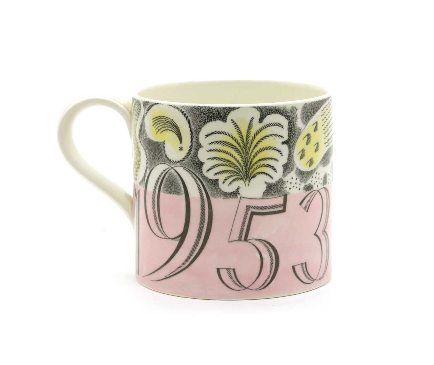 Lot 161 - A Wedgwood Elizabeth II coronation mug