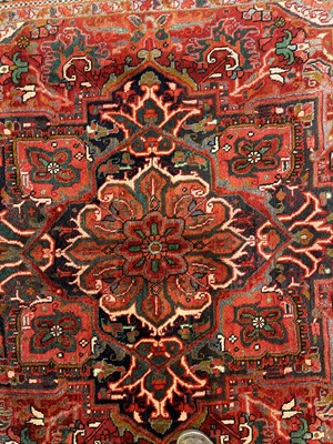 Lot 314 - A Persian Heriz rug