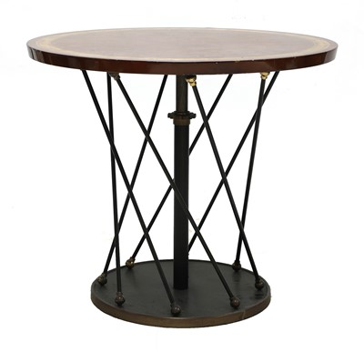 Lot 505 - An industrial-style side table