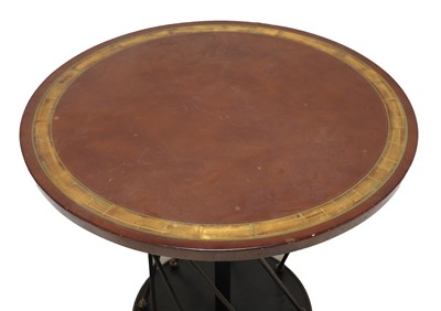 Lot 505 - An industrial-style side table