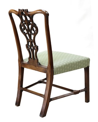 Lot 242 - A Chippendale period mahogany single chair
