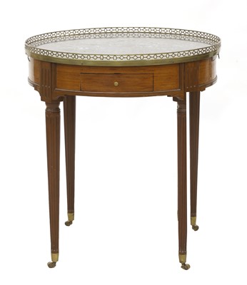 Lot 51 - A French mahogany occasional table