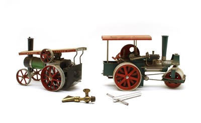 Lot 81 - A Wilesco 'Old Smoky' steam roller