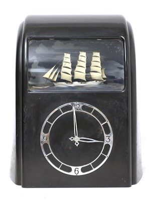 Lot 226 - An Art Deco Vitascope electric automaton clock