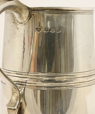 Lot 809 - A George VI silver beer mug