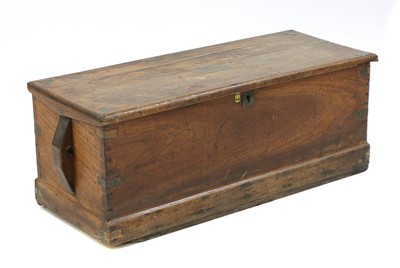 Lot 864 - An American camphorwood sailor's cabin trunk