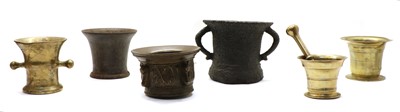 Lot 259A - A collection of antique mortars