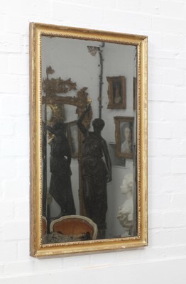 Lot 751 - A George III gilt-framed wall mirror