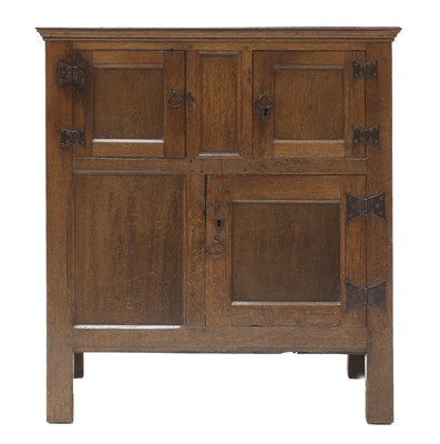 Lot 758 - An oak cupboard