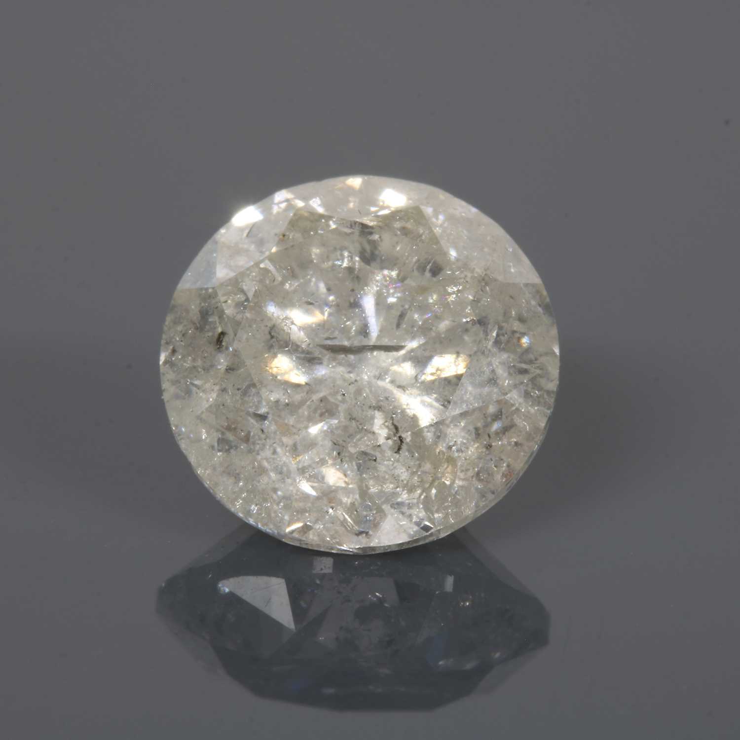 Lot 62 - An unmounted brilliant cut diamond
