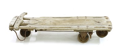 Lot 277 - A late 19th century/early 20th toboggan