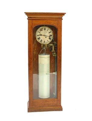Lot 286 - An early 20th century mahogany cased water clock