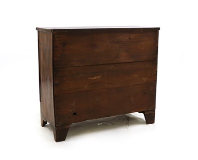 Lot 281 - A mahogany bow front chest of drawers