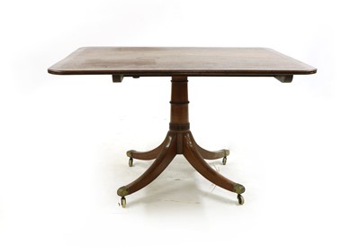Lot 325 - A mahogany tilt top table