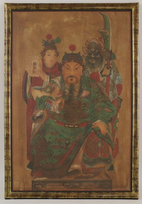 Lot 138 - A Chinese gouache painting