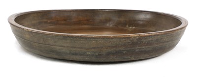 Lot 336A - A treen dairy bowl