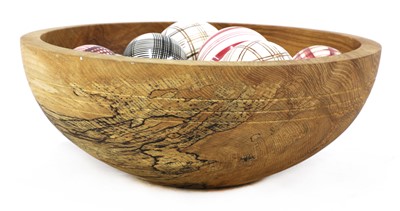 Lot 117 - A collection of Scottish carpet bowls