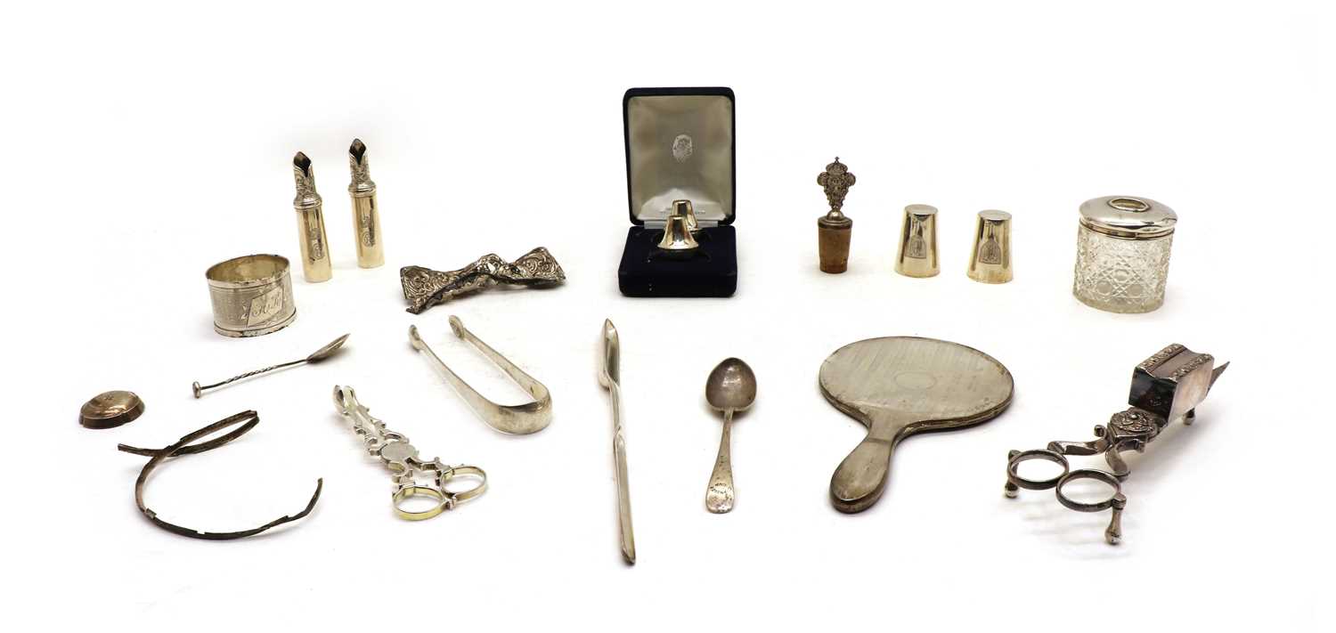 Lot 7 - A collection of silver flatware