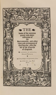 Lot 119 - The Book of Common Prayer. London: William Pickering